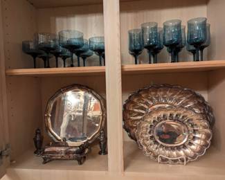 Lenox ~ Blue Mist, Silver Plate