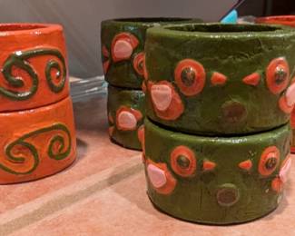 Fitz & Floyd napkin rings