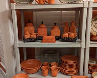 Artimino Tuscan Countryside Terracotta dishes