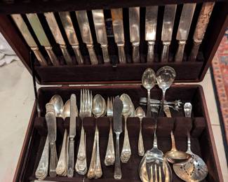 International Silver ~ Heraldic triple plate flatware