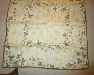 Selection of designer hankies, neck scarves