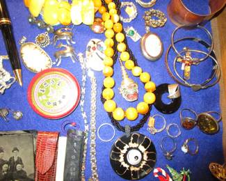 Butterscotch amber, sterling, Mont Blanc and more