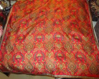 Selection of designer vintage silk scarves