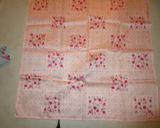 Selection of designer hankies, neck scarves