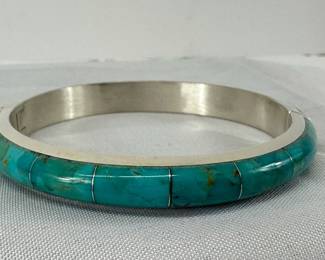 Jay King DTR Vintage Bracelet 2.5 Width 925 40g with Stones