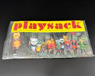 Vintage 1969 Play Sock Toy Made in England by Freidun Shapur