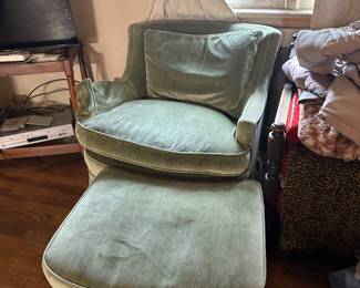 Matching Chair and Ottoman