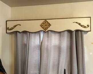 Cornice and Curtains