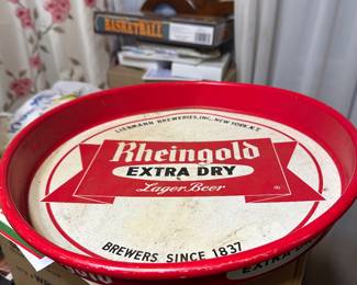 Vintage Rheingold Beer Serving Tray