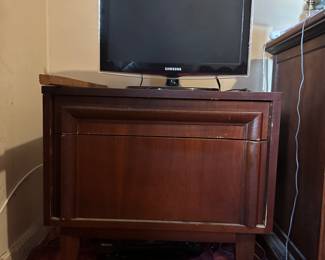 Lots of small pieces of furniture 