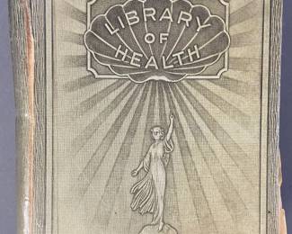 LIBRARY OF HEALTH ANTIQUE BOOK
