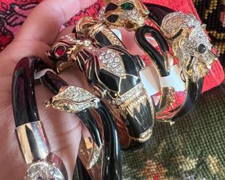 Love the enamel pieces with Austrian stones