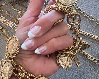 Love these coin pieces! Think Roman Empire!