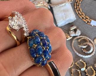 Lapis, morganite and czs