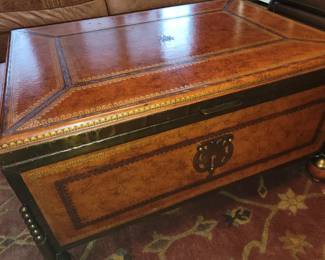 Maitland Smith chest - coffee table