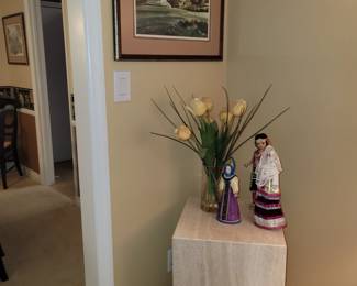 Marble display base
