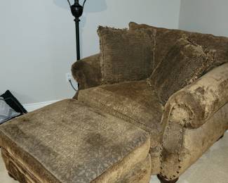 Oversized chair & ottoman
