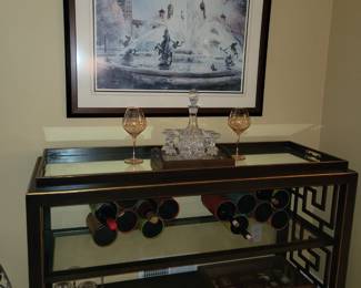 Antique mirrored top server