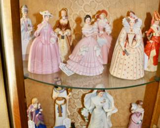 All figurines are Lenox, with original boxes, and certificates. "Fashions of History"