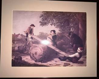 Art Print - Thomas Webster (1800-1866) - The See-Saw