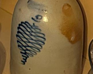 John Burger Crock Jug Rochester NY