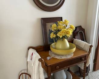 Washstand, Pitcher and Bowl