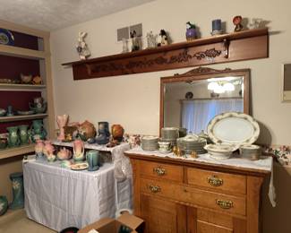 Carved Display Shelf