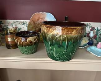 Robinson Ransbottom Roseville Jardiniere Sunburst Moon 