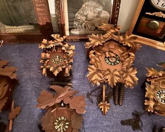 Cuckoo Clocks - large selection 