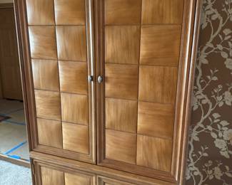 mid century, modern entertainment center