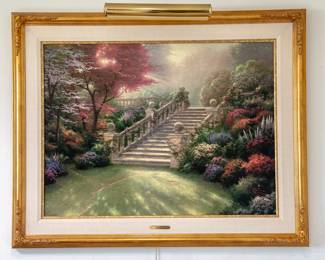 $500.00  -  THOMAS KINKADE - "VISIONS OF PARADISE II" - LIMITED GALLERY PROOF EDITION - $500.00