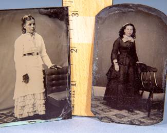$10.00. -  VICTORIAN TINTYPES - $10.00 FOR PAIR