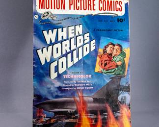 $25.00  -  VINTAGE 1950s "WHEN WORLDS COLLIDE COMIC BOOK -  $25.00