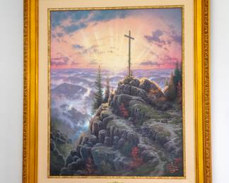 $400.00  -  THOMAS KINKADE - "SUNRISE" - LIMITED GALLERY PROOF EDITION  -  $400.00