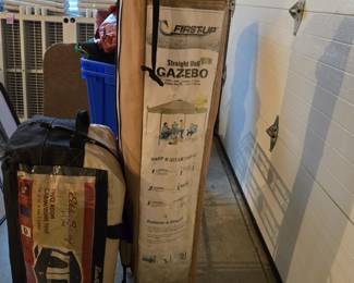 Pop up gazebo/tent & Eddie Bauer 2 man cabin tent