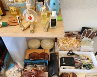 Perfume,  vintage glasses