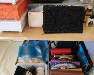 Women's belts, small coin purses