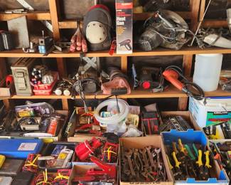 Large lot of hand tools 