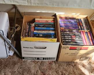 Large lot of paperback books