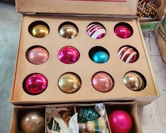 Vintage Christmas decorations 