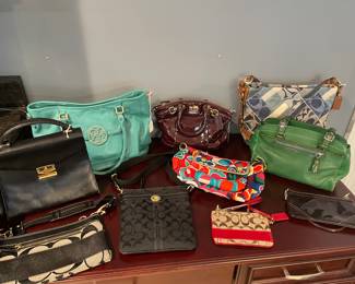 Purses: Coach, Tory Burch, and Vintage