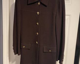 St. John’s jacket, dark chocolate size 8