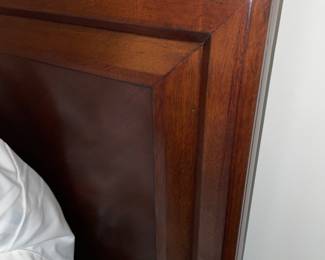 Another view of the Headboard on the full bed - solid wood