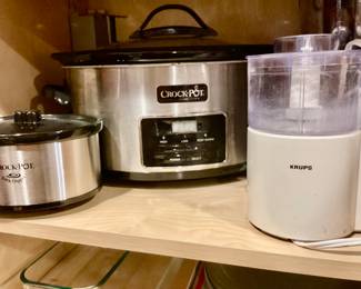 Crockpot & Krups Food Processor 