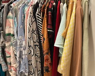 Assortment of Ladies Dresses, shirts and Pants