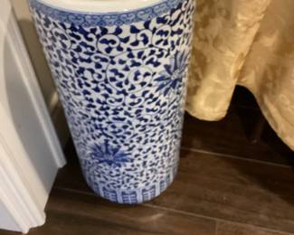 Ceramic Oriental Umbrella Stand