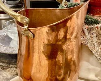 Copper & Brass Coat Scuttle Bucket