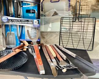 Lots of Grilling Tools