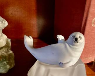 Seal Snow Pup Figurine 