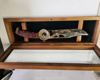 #47	Decorative Knife with case (Ram Theme)	 $40.00 
